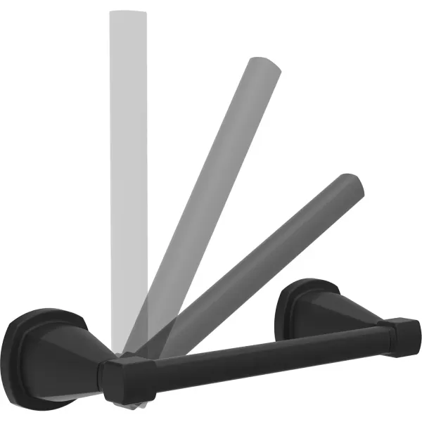imageDelta Faucet 77655CZ Stryke Double Post Pivoting Toilet Paper Holder Champagne BronzeMatte Black