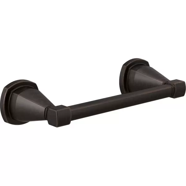 imageDelta Faucet 77655CZ Stryke Double Post Pivoting Toilet Paper Holder Champagne BronzeVenetian Bronze