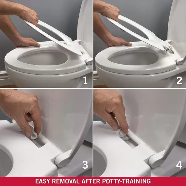 imageDelta Faucet 813902NWH Sanborne Elongated Nightlight Toilet Seat with Slow Close and QuickRelease WhiteWith Nightlight  Potty Seat