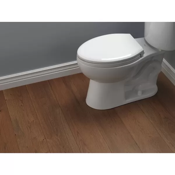 imageDelta Faucet 813902NWH Sanborne Elongated Nightlight Toilet Seat with Slow Close and QuickRelease WhiteWith Nightlight