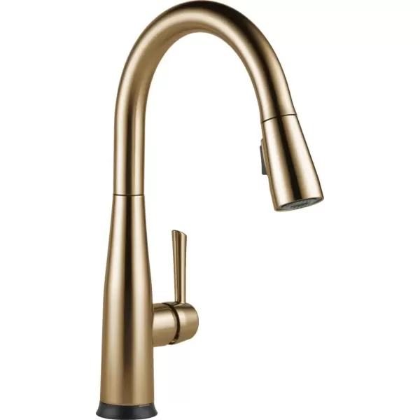 imageDelta Faucet Essa VoiceIQ Touchless Kitchen Faucets with Pull Down Sprayer Smart Faucet Alexa and Google Assistant Voice Activated Kitchen Sink Faucet Matte Black 9113TVBLDSTChampagne Bronze