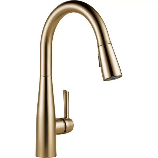 imageDelta Faucet Essa VoiceIQ Touchless Kitchen Faucets with Pull Down Sprayer Smart Faucet Alexa and Google Assistant Voice Activated Kitchen Sink Faucet Matte Black 9113TVBLDSTChampagne Bronze