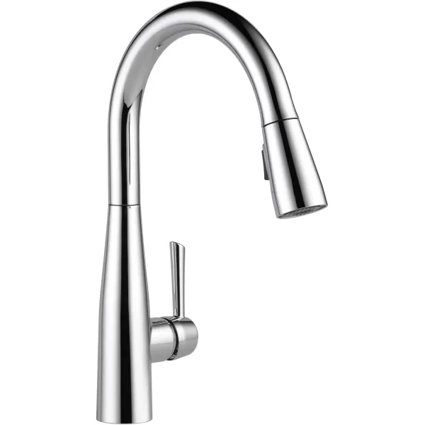 imageDelta Faucet Essa VoiceIQ Touchless Kitchen Faucets with Pull Down Sprayer Smart Faucet Alexa and Google Assistant Voice Activated Kitchen Sink Faucet Matte Black 9113TVBLDSTChrome
