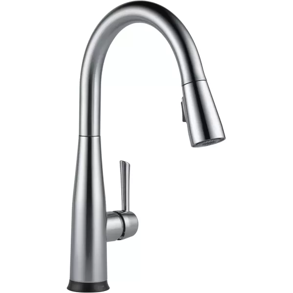 imageDelta Faucet Essa VoiceIQ Touchless Kitchen Faucets with Pull Down Sprayer Smart Faucet Alexa and Google Assistant Voice Activated Kitchen Sink Faucet Matte Black 9113TVBLDSTArctic Stainless