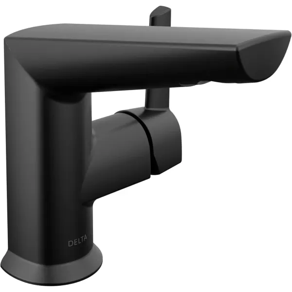 imageDelta Faucet Galeon Single Hole Bathroom Faucet Chrome Bathroom Faucets for Sink 1 Hole Single Handle Bathroom Sink Faucet Diamond Seal Technology Lumicoat Chrome 572PRMPUDSTMatte Black
