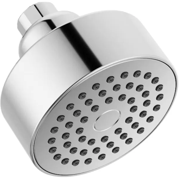 imageDelta Faucet Modern 35inch SingleSpray Shower Head Brushed Nickel Round Shower Head High Pressure Shower Head 175 GPM Flow Rate Stainless RP101842SSChrome
