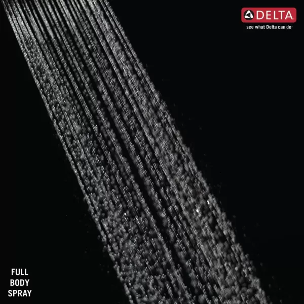 imageDelta Faucet Modern 35inch SingleSpray Shower Head Brushed Nickel Round Shower Head High Pressure Shower Head 175 GPM Flow Rate Stainless RP101842SSStainless