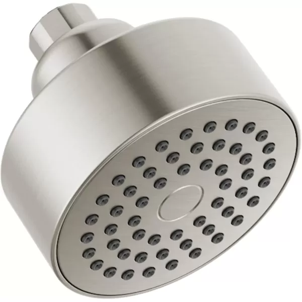 imageDelta Faucet Modern 35inch SingleSpray Shower Head Brushed Nickel Round Shower Head High Pressure Shower Head 175 GPM Flow Rate Stainless RP101842SSStainless
