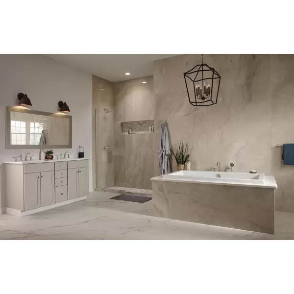 imageDelta Faucet T4732RB Woodhurst Roman Tub with Handshower Trim Venetian Bronze Valve sold separatelyStainless