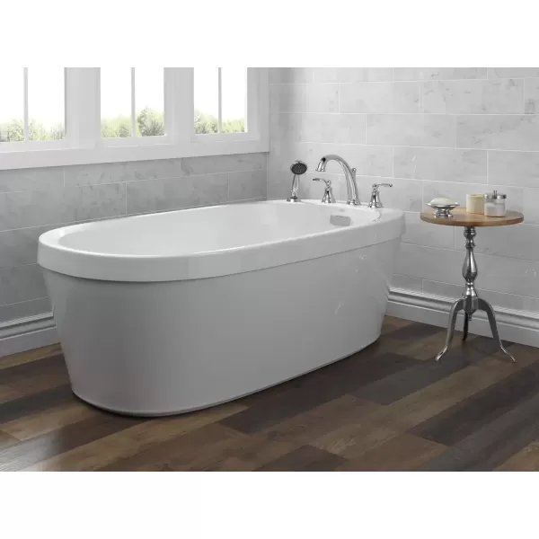 imageDelta Faucet T4732RB Woodhurst Roman Tub with Handshower Trim Venetian Bronze Valve sold separatelyVenetian Bronze