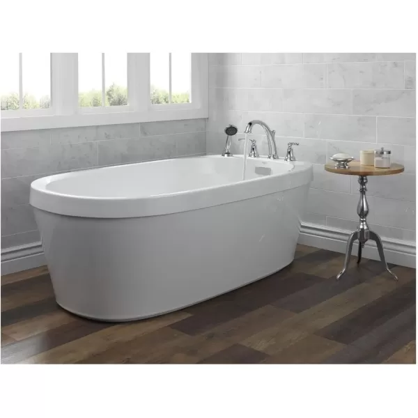 imageDelta Faucet T4732RB Woodhurst Roman Tub with Handshower Trim Venetian Bronze Valve sold separatelyVenetian Bronze