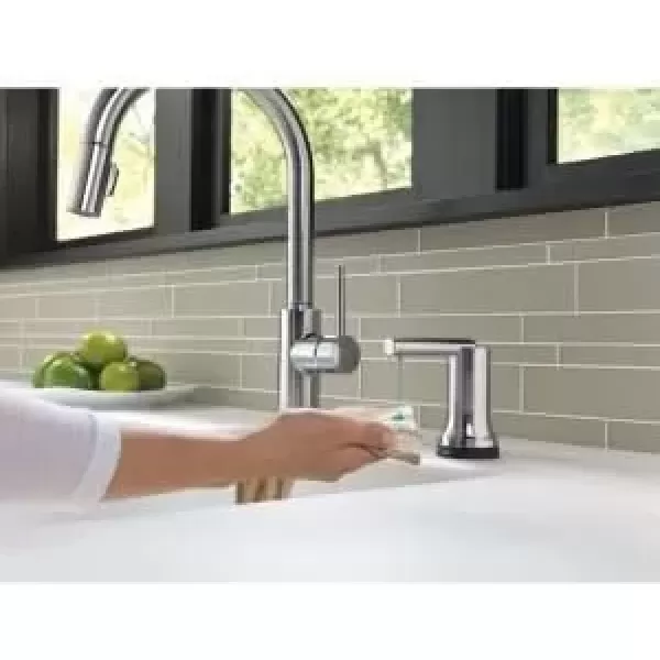 imageDelta Faucet Trinsic VoiceIQ Touchless Kitchen Faucets with Pull Down Sprayer Smart Faucet Alexa and Google Assistant Voice Activated Kitchen Sink Faucet Matte Black 9159TVBLDSTMatte Black
