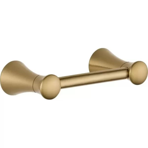 imageDelta Lahara 1Pack Toilet Paper Holder Brilliance Stainless Steel Tissue Roll Holder for Bathroom Organization and Storage Pivoting Toilet Tissue Holder Wall Bathroom Accessories 73850SSChampagne Bronze