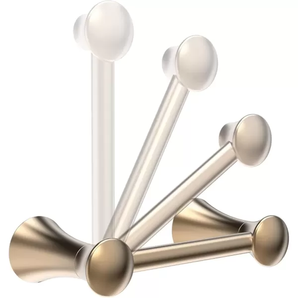 imageDelta Lahara 1Pack Toilet Paper Holder Brilliance Stainless Steel Tissue Roll Holder for Bathroom Organization and Storage Pivoting Toilet Tissue Holder Wall Bathroom Accessories 73850SSChampagne Bronze