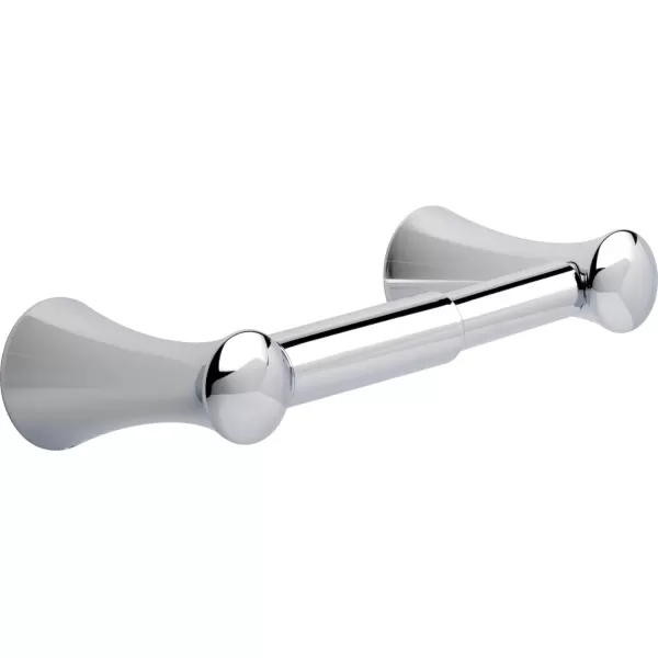 imageDelta Lahara 1Pack Toilet Paper Holder Brilliance Stainless Steel Tissue Roll Holder for Bathroom Organization and Storage Pivoting Toilet Tissue Holder Wall Bathroom Accessories 73850SSPolished Chrome