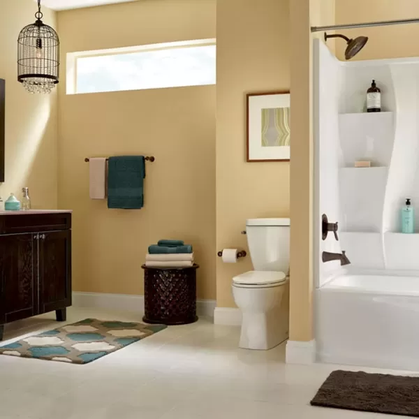 imageDelta Lahara 1Pack Toilet Paper Holder Brilliance Stainless Steel Tissue Roll Holder for Bathroom Organization and Storage Pivoting Toilet Tissue Holder Wall Bathroom Accessories 73850SSVenetian Bronze