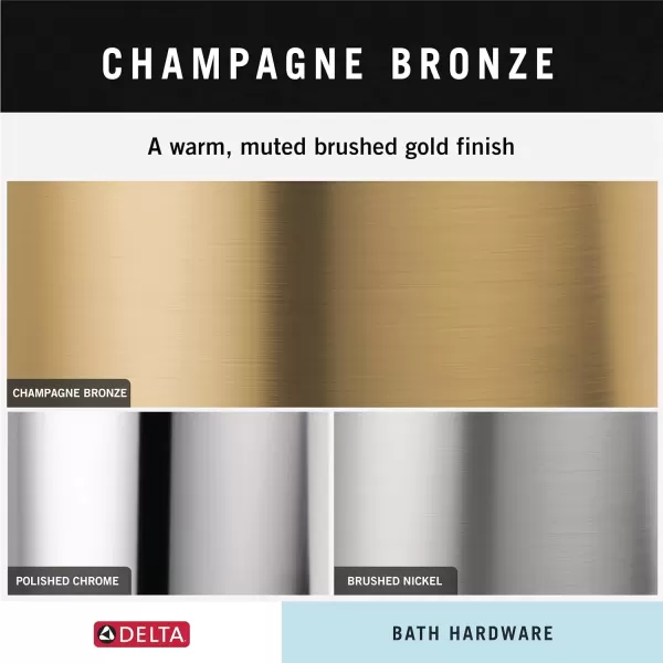 imageDELTA 77750SS Vero Toilet Paper Holder 500 x 600 x 1300 Inches StainlessChampagne Bronze