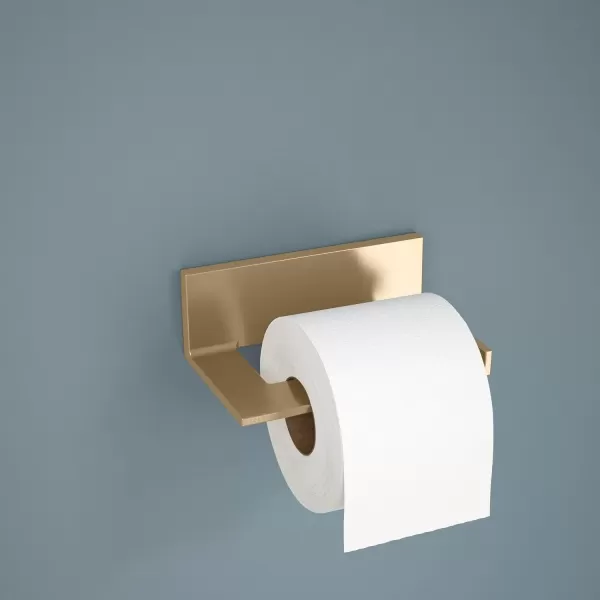 imageDELTA 77750SS Vero Toilet Paper Holder 500 x 600 x 1300 Inches StainlessChampagne Bronze