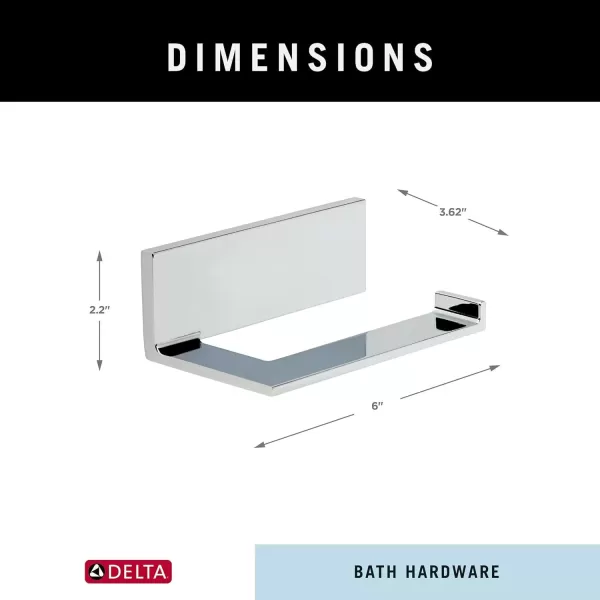 imageDELTA 77750SS Vero Toilet Paper Holder 500 x 600 x 1300 Inches StainlessChrome