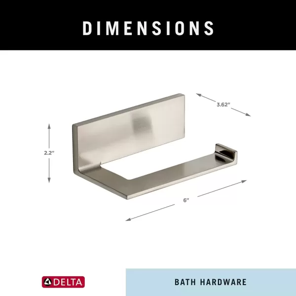 imageDELTA 77750SS Vero Toilet Paper Holder 500 x 600 x 1300 Inches StainlessStainless