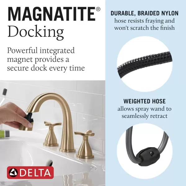 imageDELTA FAUCET 357756CZPDPRDST Stryke Bathroom Faucet Lumicoat Champagne Bronze