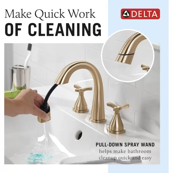 imageDELTA FAUCET 357756CZPDPRDST Stryke Bathroom Faucet Lumicoat Champagne Bronze