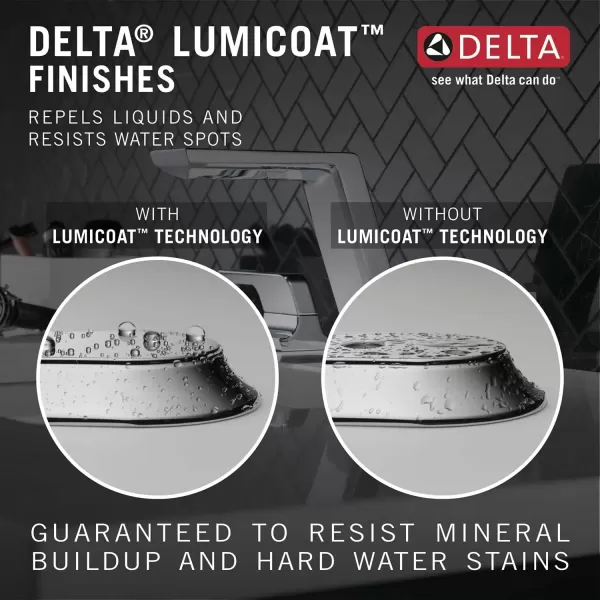 imageDelta Faucet 3599LFPRMPU Pivotal Widespread Chrome