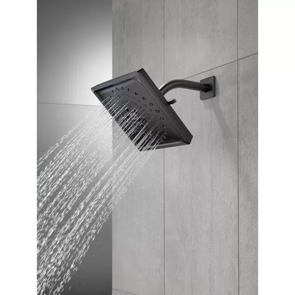 imageDelta Faucet 3Spray H2Okinetic Shower Head Matte Black 52684BL