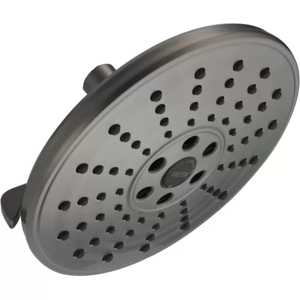 imageDelta Faucet 3Spray TouchClean H2Okinetic Shower Head Matte Black 52688BLBlack Stainless