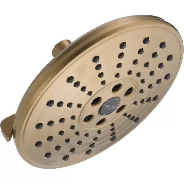 imageDelta Faucet 3Spray TouchClean H2Okinetic Shower Head Matte Black 52688BLChampagne Bronze