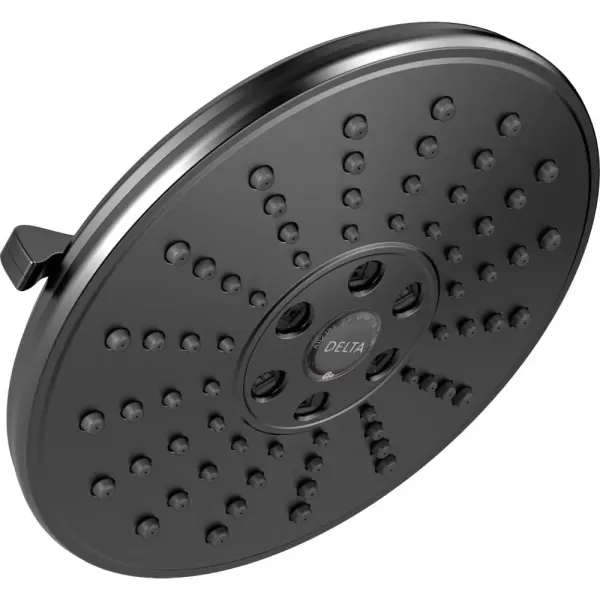 imageDelta Faucet 3Spray TouchClean H2Okinetic Shower Head Matte Black 52688BLMatte Black