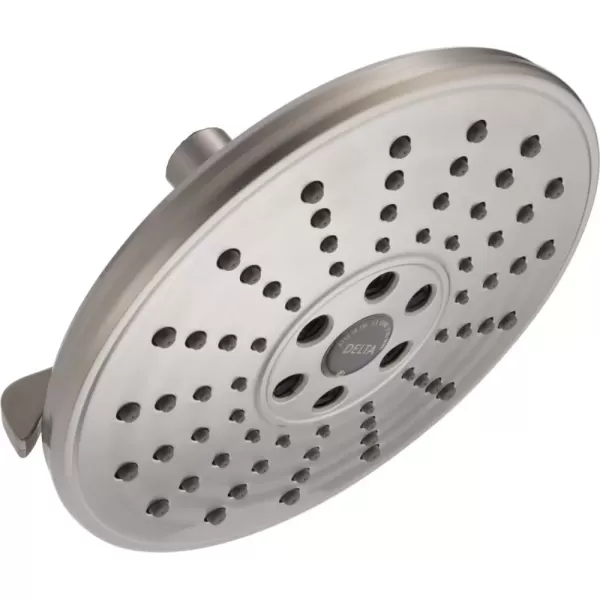 imageDelta Faucet 3Spray TouchClean H2Okinetic Shower Head Matte Black 52688BLStainless