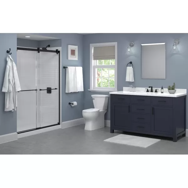 imageDelta Faucet 76435BL Ashlyn Towel Hook Matte BlackMatte Black
