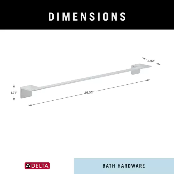 imageDelta Faucet 77724SS 24 Towel Bar Brilliance Stainless SteelChrome