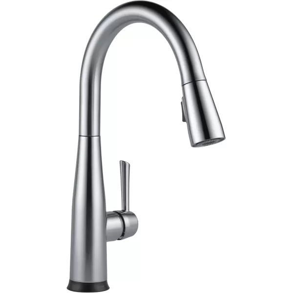 imageDelta Faucet Essa VoiceIQ Touchless Kitchen Faucet with Pull Down Sprayer Smart Faucet Alexa and Google Assistant Voice Activated Kitchen Sink Faucet Chrome 9113TVDSTArctic Stainless