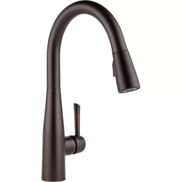 imageDelta Faucet Essa VoiceIQ Touchless Kitchen Faucet with Pull Down Sprayer Smart Faucet Alexa and Google Assistant Voice Activated Kitchen Sink Faucet Chrome 9113TVDSTVenetian Bronze
