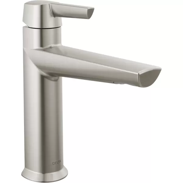 imageDelta Faucet Galeon Single Hole Bathroom Faucet Chrome Bathroom Faucets for Sink 1 Hole Single Handle Bathroom Sink Faucet Diamond Seal Technology Lumicoat Chrome 571PRMPUDSTLumicoat Stainless