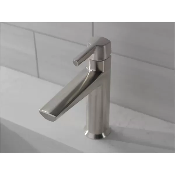 imageDelta Faucet Galeon Single Hole Bathroom Faucet Chrome Bathroom Faucets for Sink 1 Hole Single Handle Bathroom Sink Faucet Diamond Seal Technology Lumicoat Chrome 571PRMPUDSTLumicoat Stainless