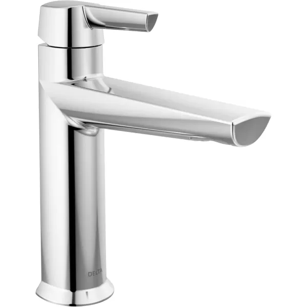 imageDelta Faucet Galeon Single Hole Bathroom Faucet Chrome Bathroom Faucets for Sink 1 Hole Single Handle Bathroom Sink Faucet Diamond Seal Technology Lumicoat Chrome 571PRMPUDSTLumicoat Chrome