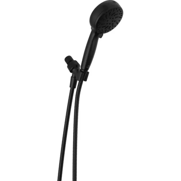 imageDelta Faucet ProClean Matte Black Shower Head with Handheld Showerhead with High Pressure Spray Handheld Shower Head 6 Spray Settings Matte Black 75740BLMatte Black
