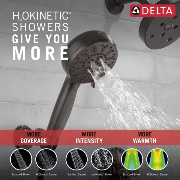 imageDelta Faucet ProClean Oil Rubbed Bronze WallMount Handheld Shower Handheld Shower with High Pressure Spray Shower System with Handheld Venetian Bronze 55884RBVenetian Bronze