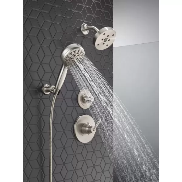 imageDelta Faucet ProClean Oil Rubbed Bronze WallMount Handheld Shower Handheld Shower with High Pressure Spray Shower System with Handheld Venetian Bronze 55884RBLumicoat Stainless