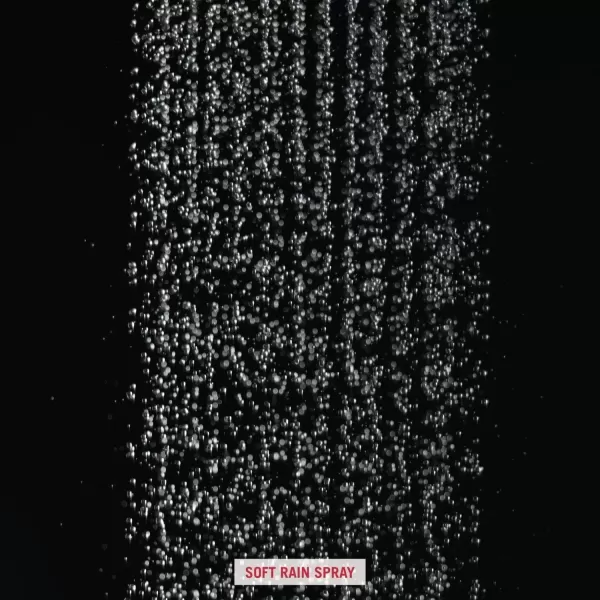 imageDelta Faucet SingleSpray Rain Shower Head Black Rainfall Shower Head Black Square Shower Head Matte Black Delta Rain Shower Metal Shower Head Matte Black 52841BL 175 GPM Water FlowStainless