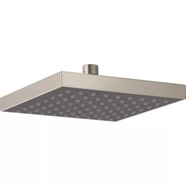 imageDelta Faucet SingleSpray Rain Shower Head Black Rainfall Shower Head Black Square Shower Head Matte Black Delta Rain Shower Metal Shower Head Matte Black 52841BL 175 GPM Water FlowStainless