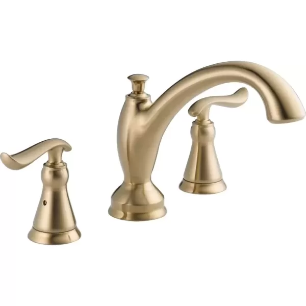 imageDelta Faucet T2794SS Linden Roman Tub Trim Stainless 963 x 1238 x 000 inchesChampagne Bronze