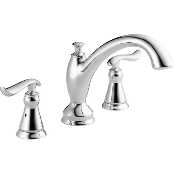 imageDelta Faucet T2794SS Linden Roman Tub Trim Stainless 963 x 1238 x 000 inchesChrome