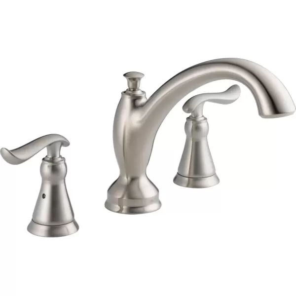 imageDelta Faucet T2794SS Linden Roman Tub Trim Stainless 963 x 1238 x 000 inchesStainless