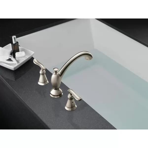 imageDelta Faucet T2794SS Linden Roman Tub Trim Stainless 963 x 1238 x 000 inchesStainless