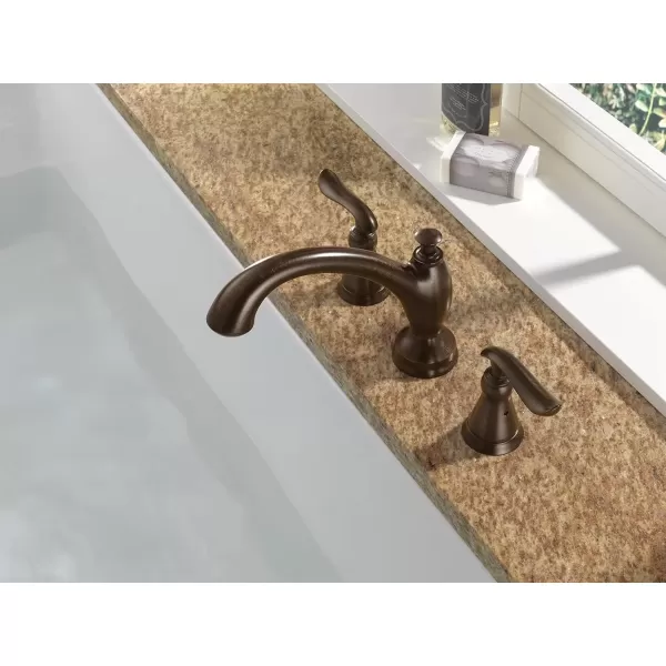 imageDelta Faucet T2794SS Linden Roman Tub Trim Stainless 963 x 1238 x 000 inchesVenetian Bronze