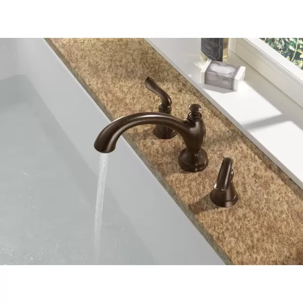 imageDelta Faucet T2794SS Linden Roman Tub Trim Stainless 963 x 1238 x 000 inchesVenetian Bronze